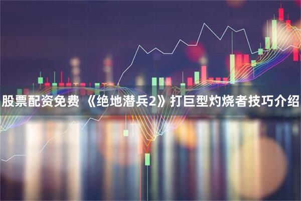 股票配资免费 《绝地潜兵2》打巨型灼烧者技巧介绍